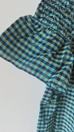 Isabel dress, <i>green dobby</i>
