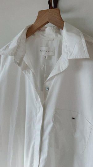 Duster dress, <i>white poplin</i>