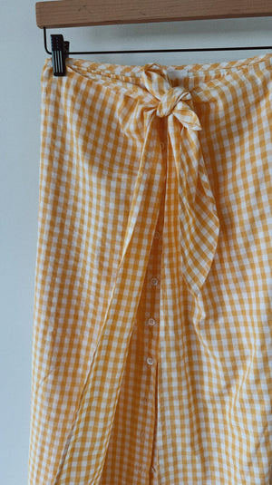 Kyoto skirt, <i>yellow gingham</i>