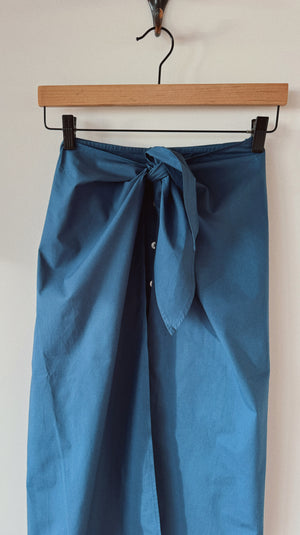 Kyoto skirt, <i>indigo poplin</i>