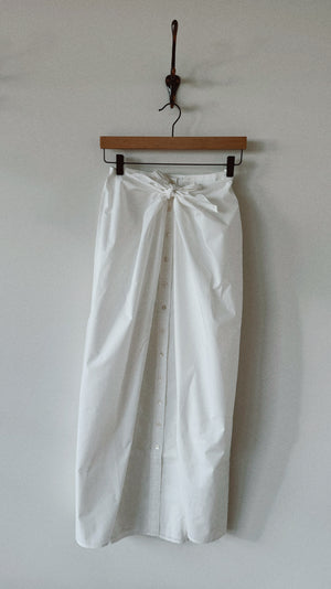 Kyoto skirt, <i>white poplin</i>