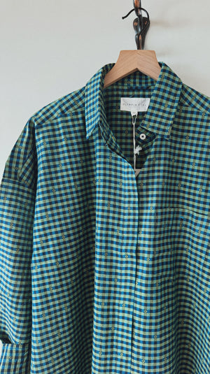 Missy dress, <i>green dobby</i>